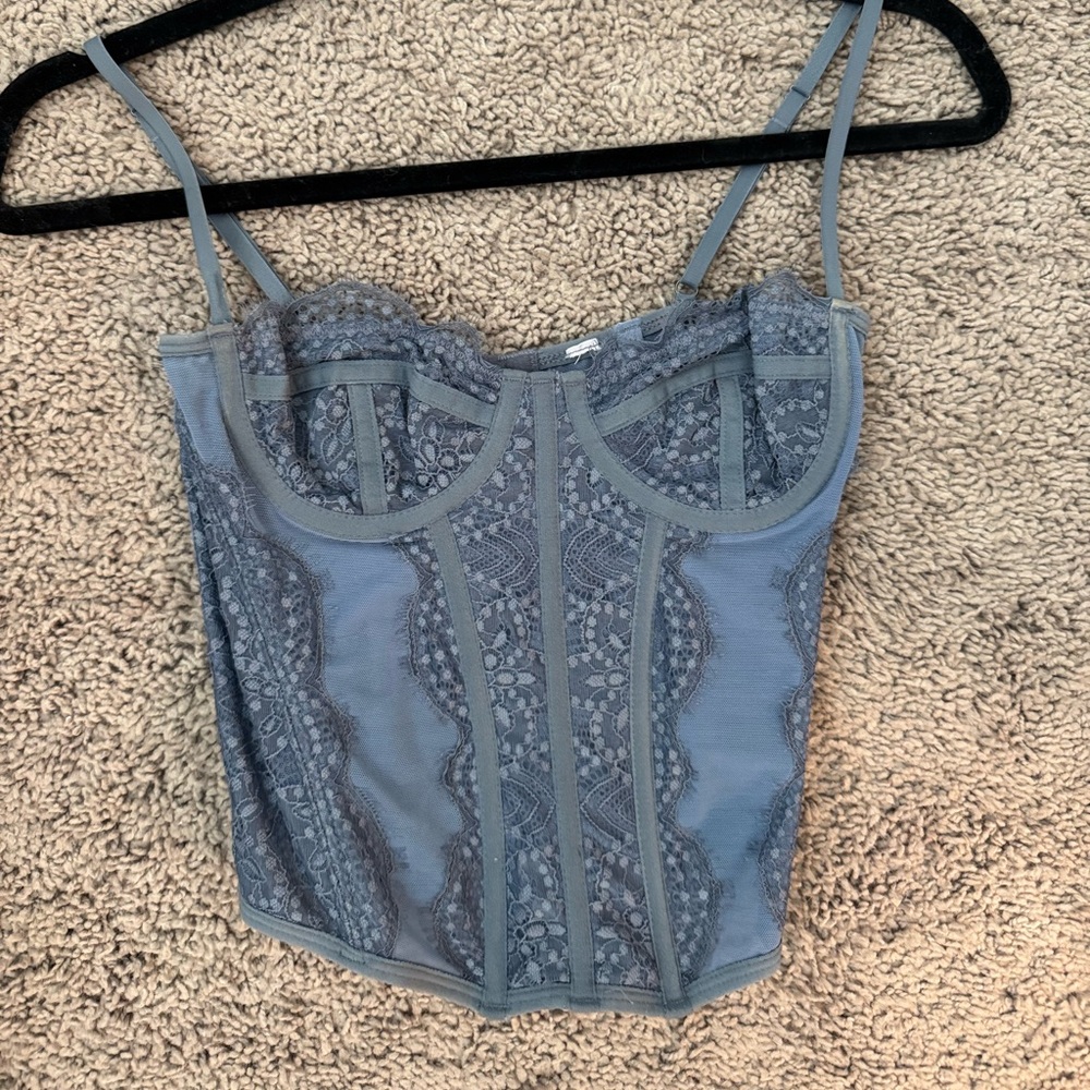 Corset Top in Blue